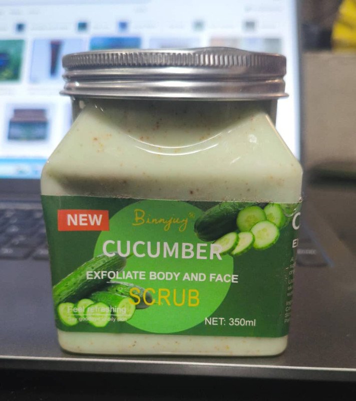 Cucumber Exfoliate  body  and face Scrub - 350ml